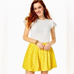 NWT Lilly Pulitzer yellow skirt